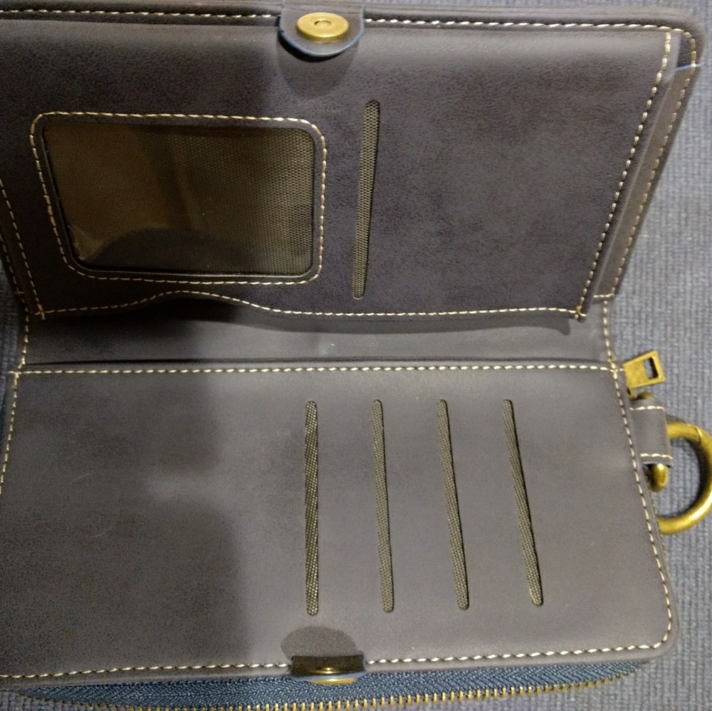 Iphone x wallet vegan leather